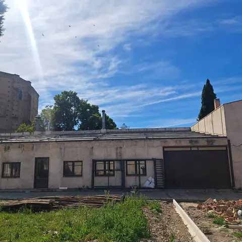 Cubierta desmontada antes de la renovación