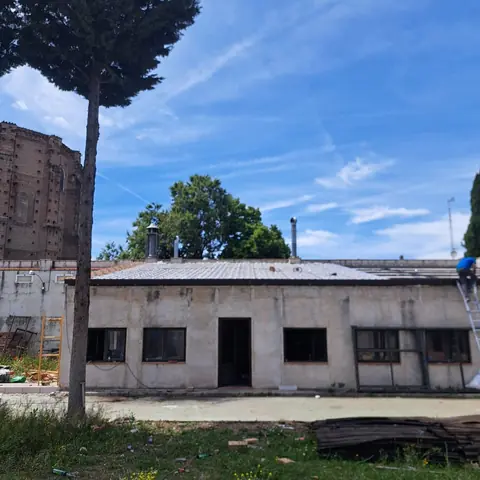 Renovación de cubierta en curso